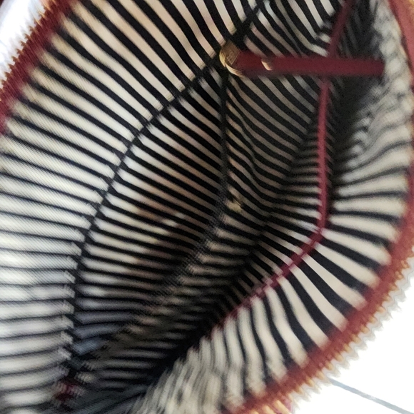 Kate Spade Small Ella Cobble Hill Bag Purse Merlot Red - Picture 15 of 16